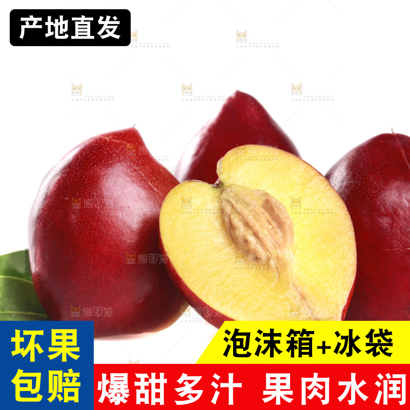白底上的桃驳李