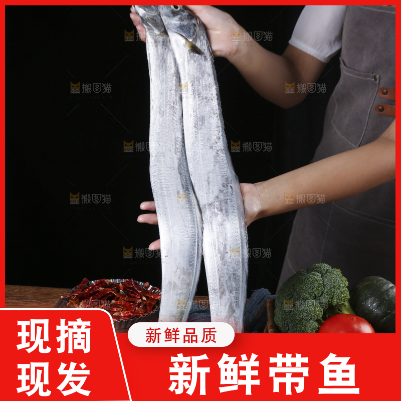 深底新鲜带鱼