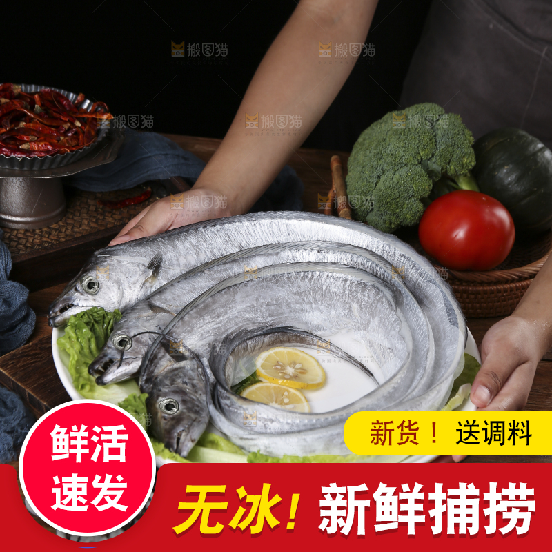 深底新鲜带鱼