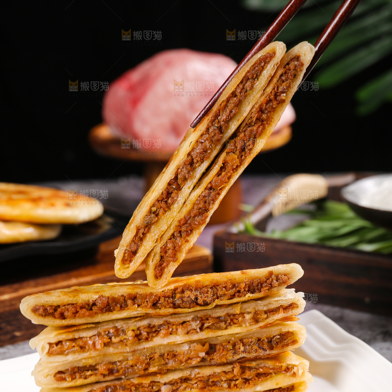 深底上的牛肉馅饼