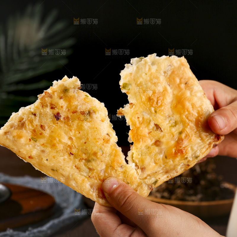 深底上的锅盔