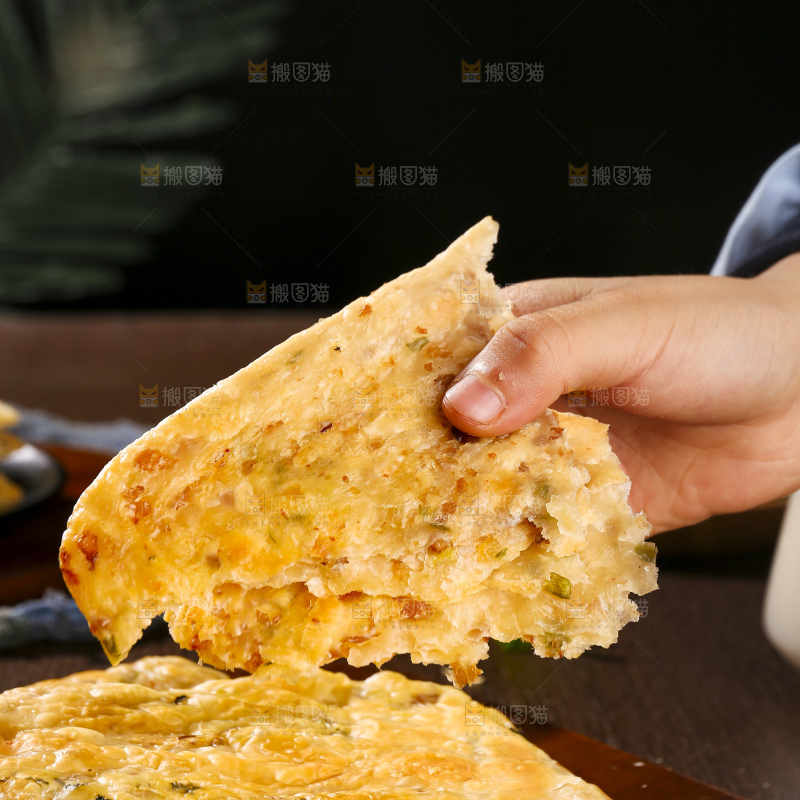 深底上的锅盔