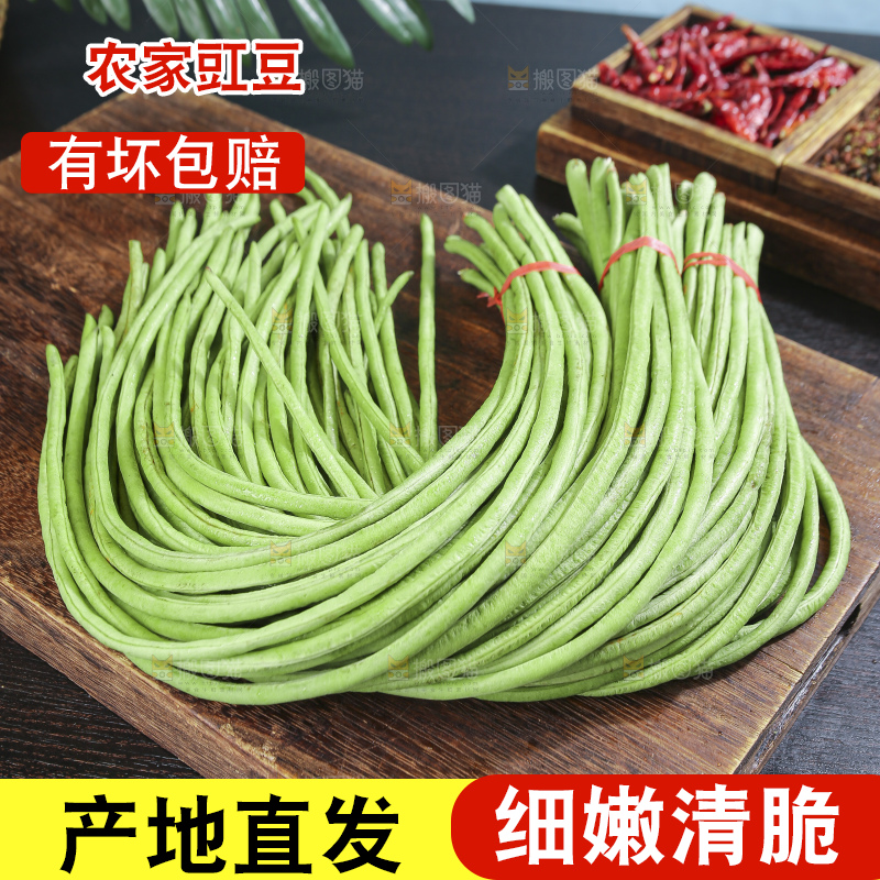 木底上的长豆角