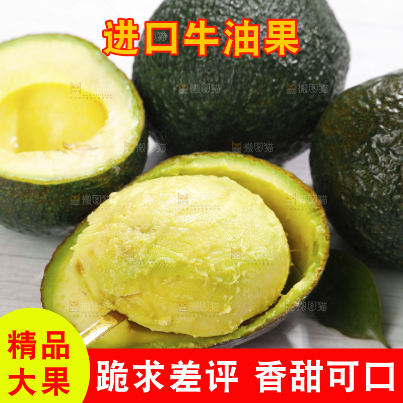浅底上的巨无霸牛油果