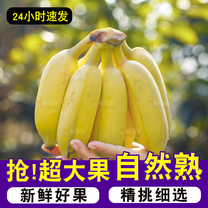 手里拿着广西芭蕉