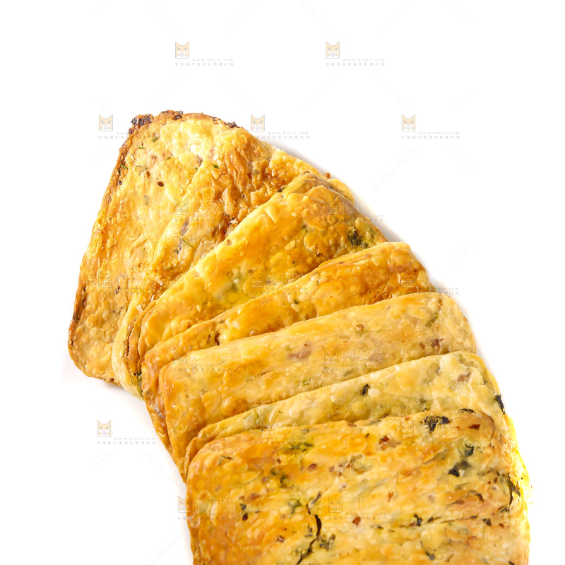 白底上的梅干菜锅盔