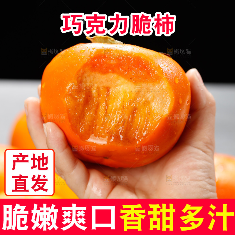 深底上的巧克力脆柿