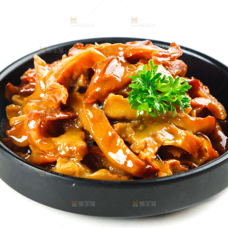 深底上的佛跳墙食材