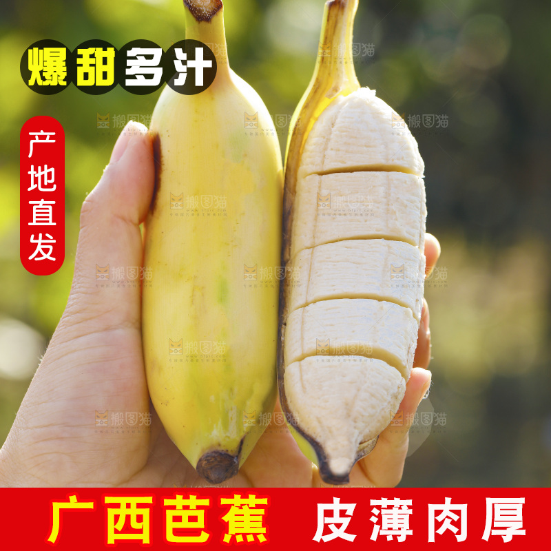 手里拿着广西芭蕉
