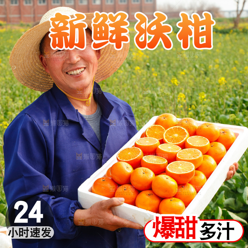 手里拿着沃柑