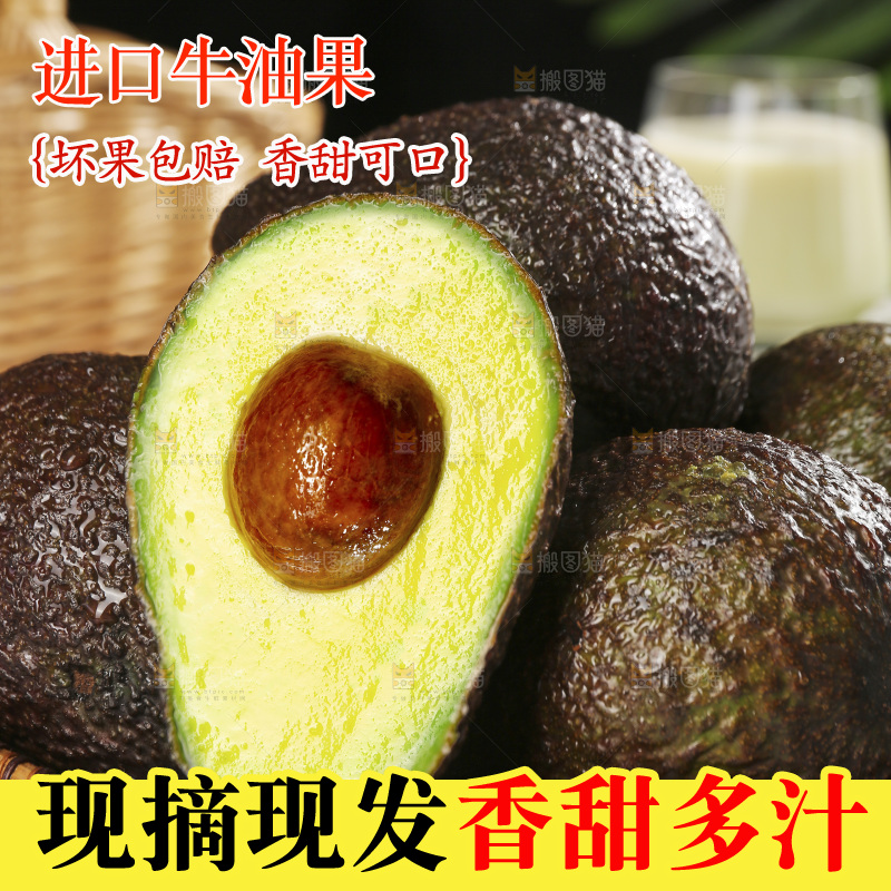 浅底上的巨无霸牛油果