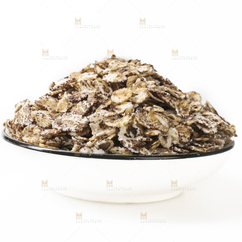白底上的十谷燕麦片