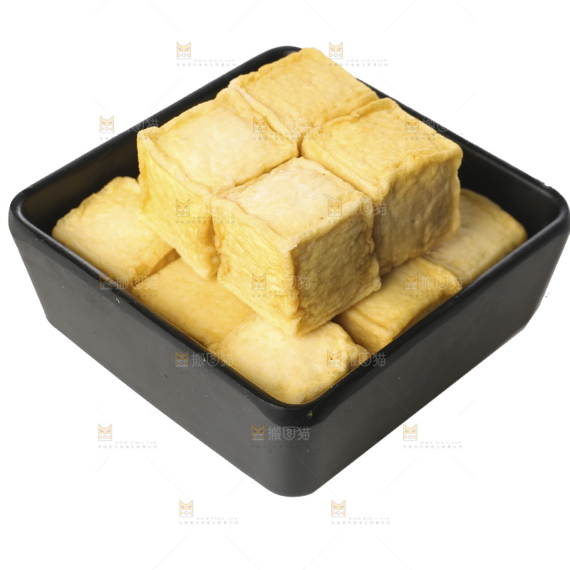 白底上的火锅丸子