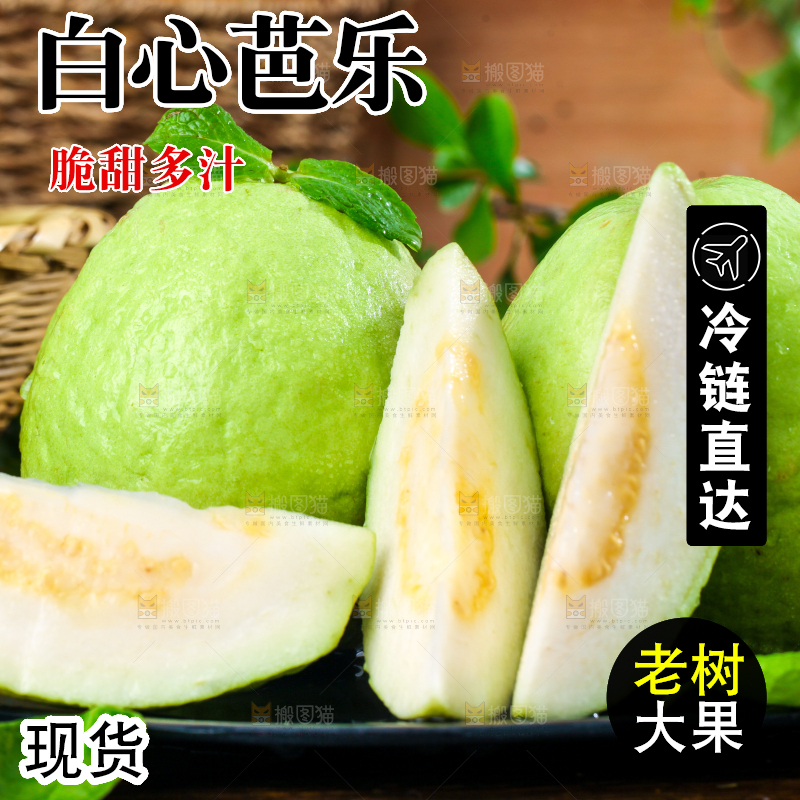 深底上的白心芭乐