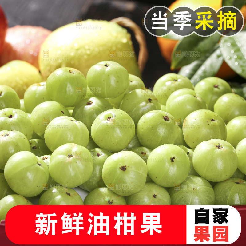 深底上的油甘果