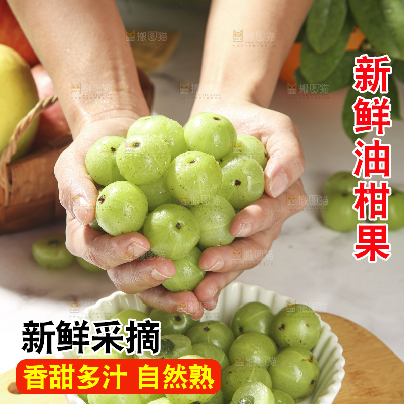 浅底上的油甘果