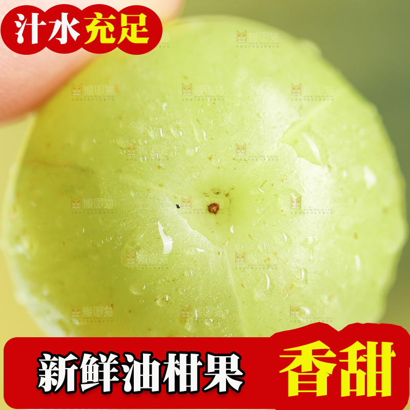 浅底上的油甘果