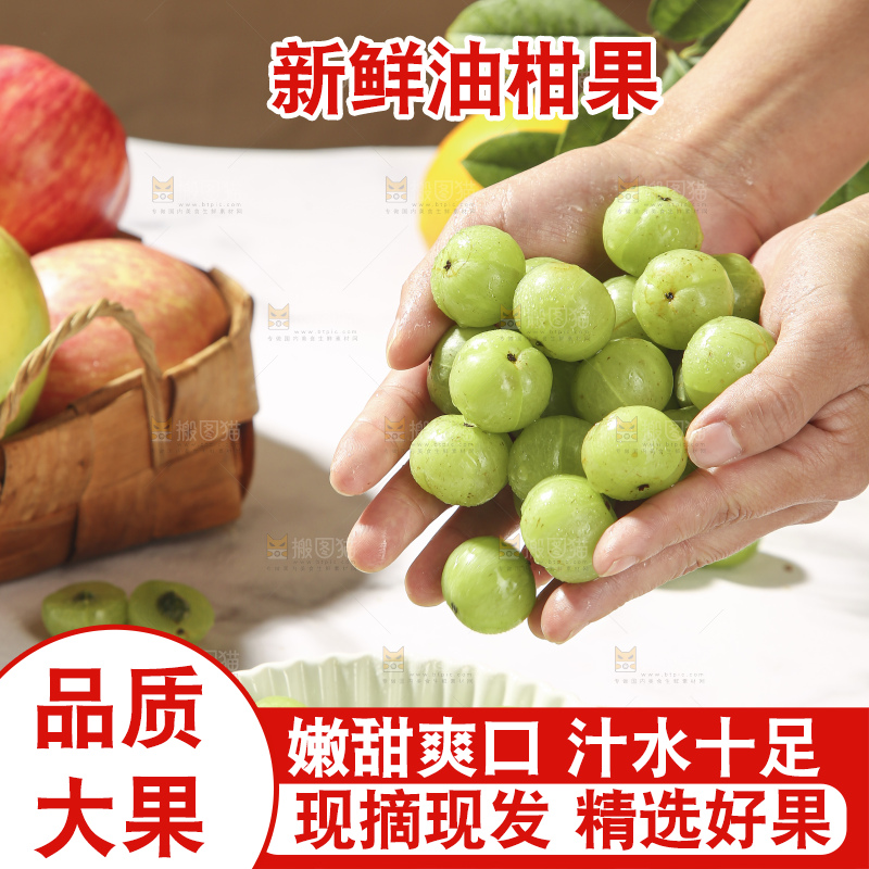 浅底上的油甘果