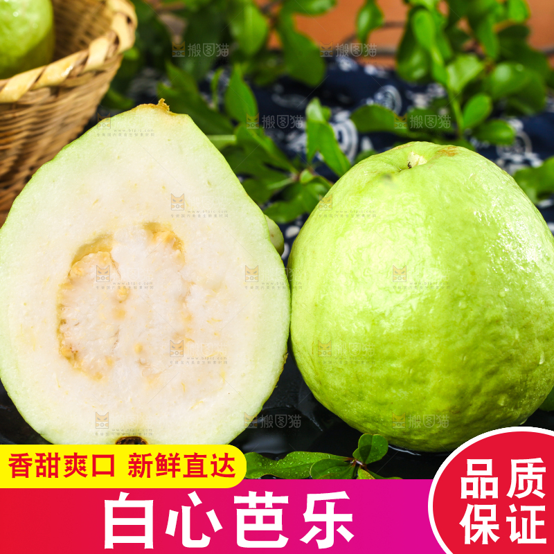 深底上的白心芭乐