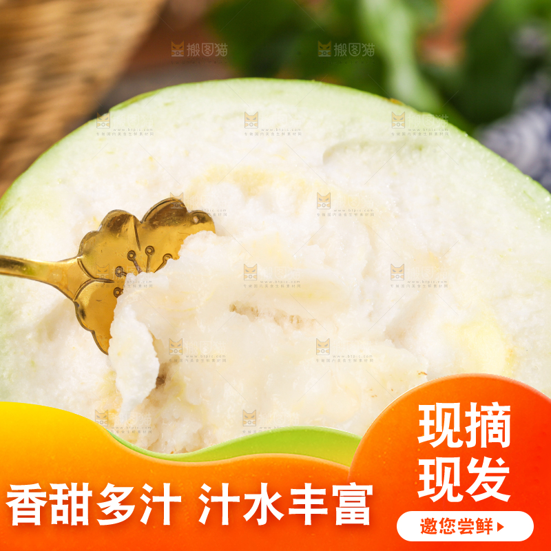 深底上的白心芭乐