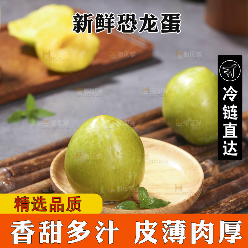 木底上放着恐龙蛋李