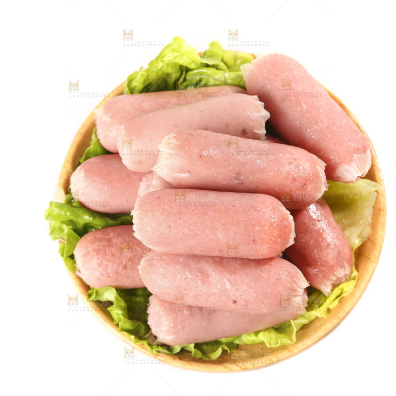 白底上的火锅丸子