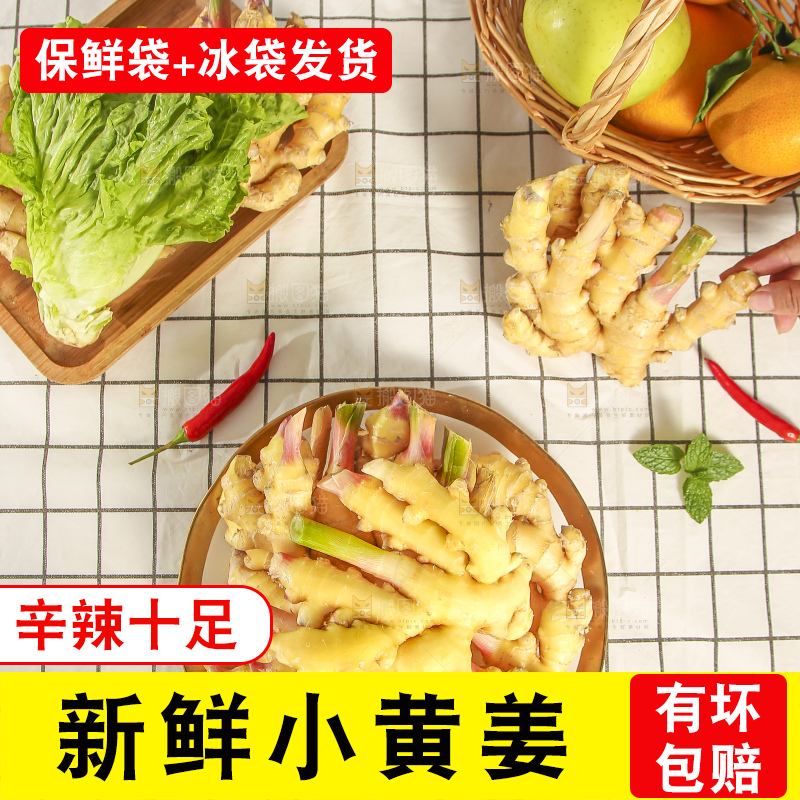 浅底上的小黄姜