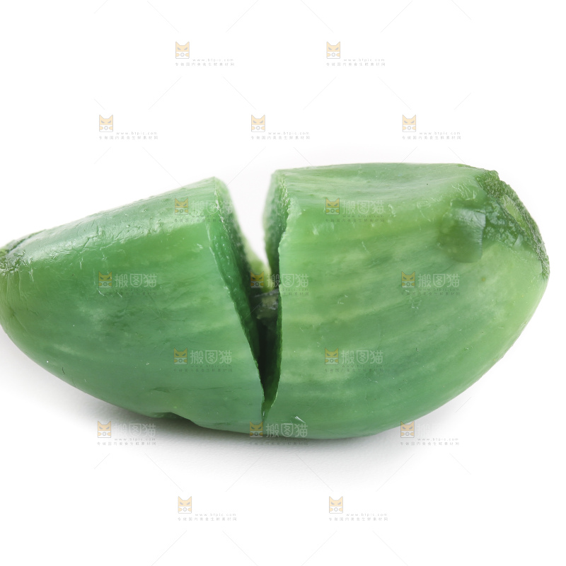 白底上的腊八蒜