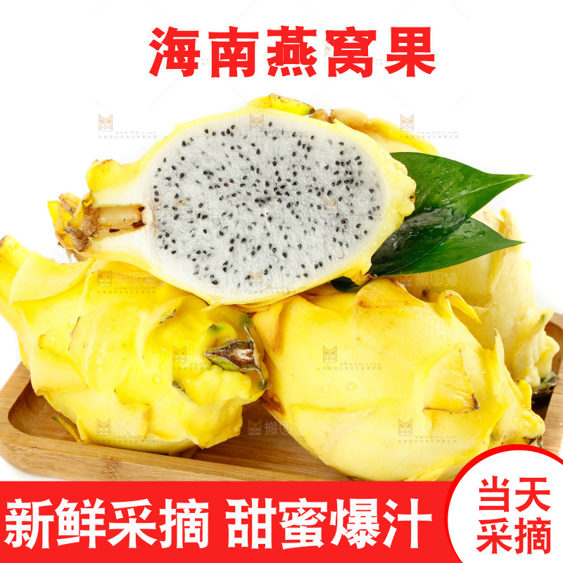 白底上的燕窝果