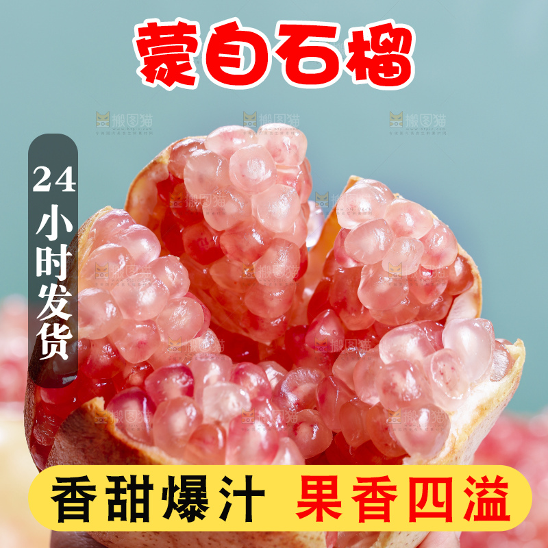 浅底上的蒙自石榴