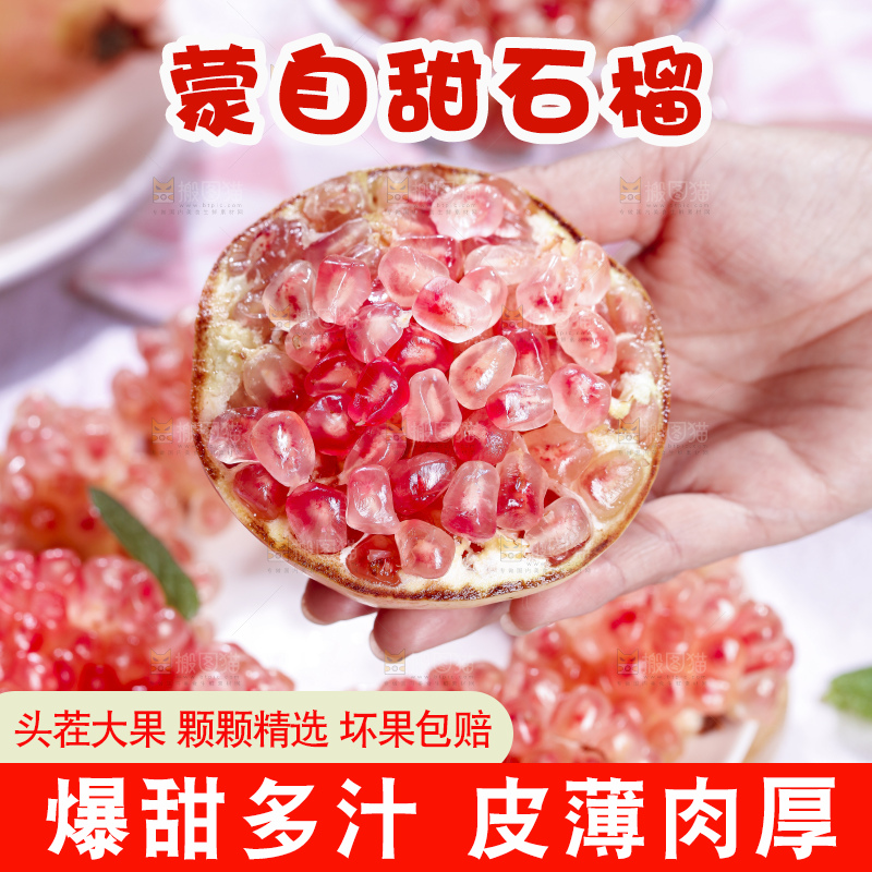 浅底上的蒙自石榴