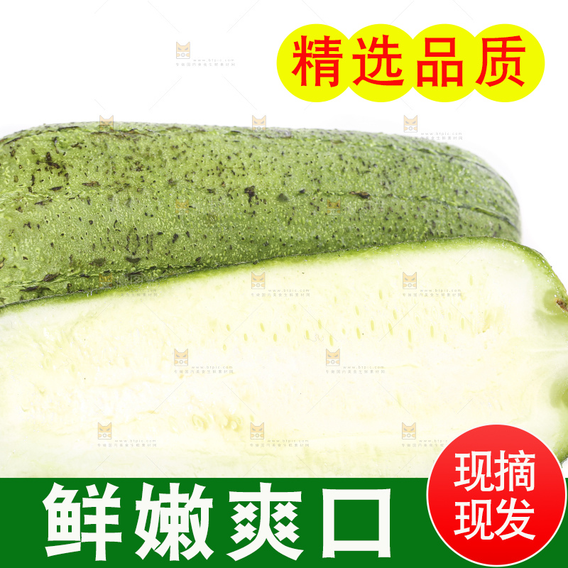 白底上的肉丝瓜