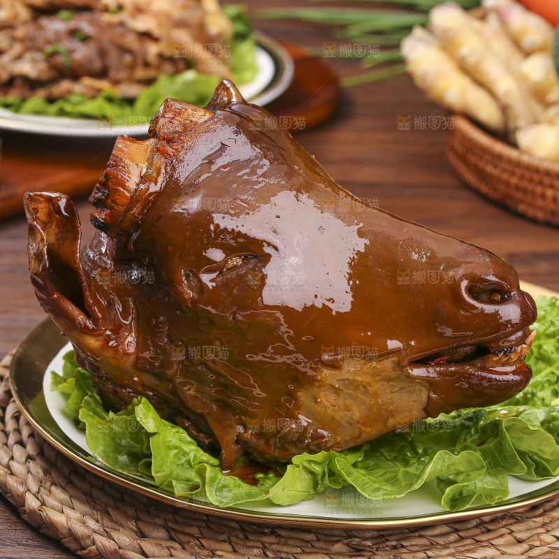深底上的羊头肉