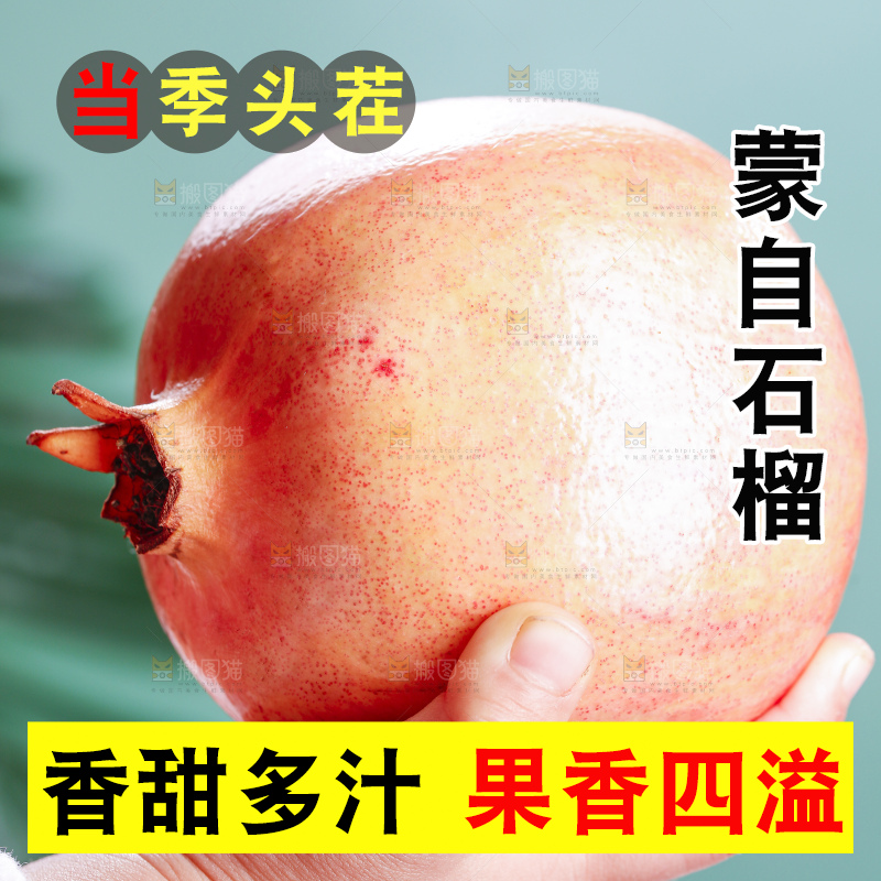 浅底上的蒙自石榴