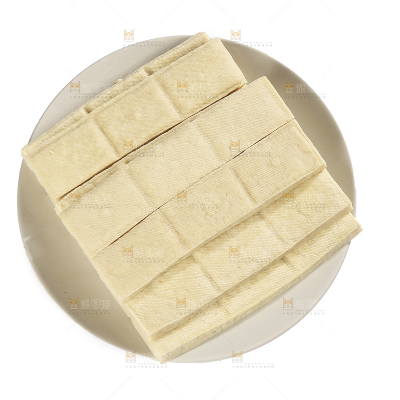 白底上的包浆豆腐
