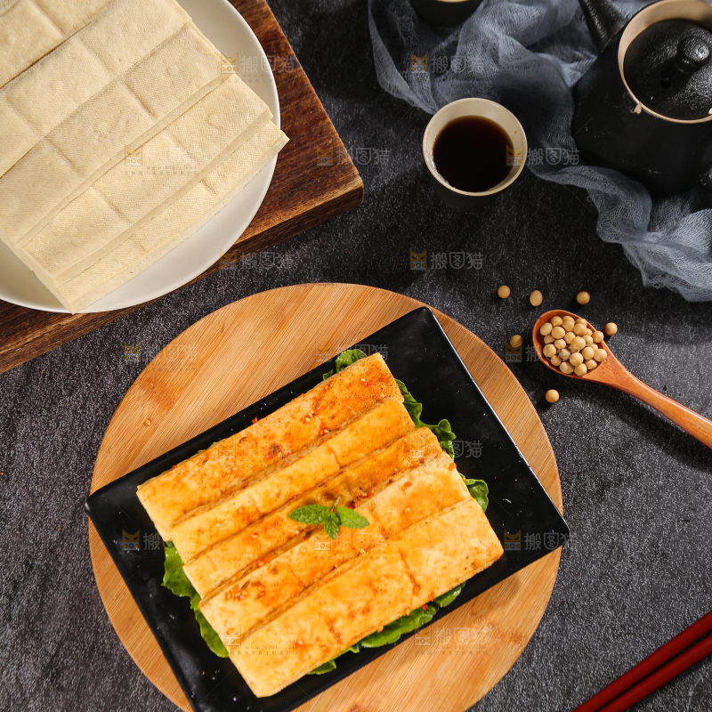 深底上的包浆豆腐