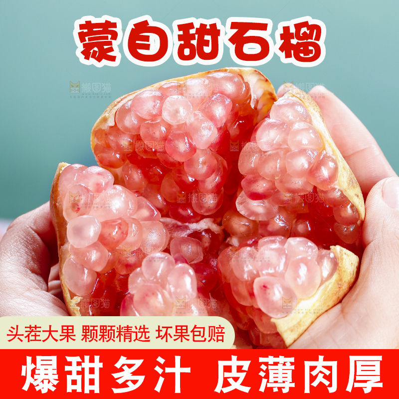 浅底上的蒙自石榴