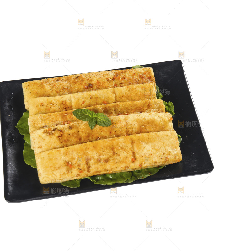 白底上的包浆豆腐