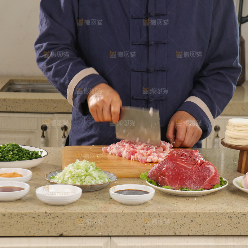 手工牛肉饺子制作