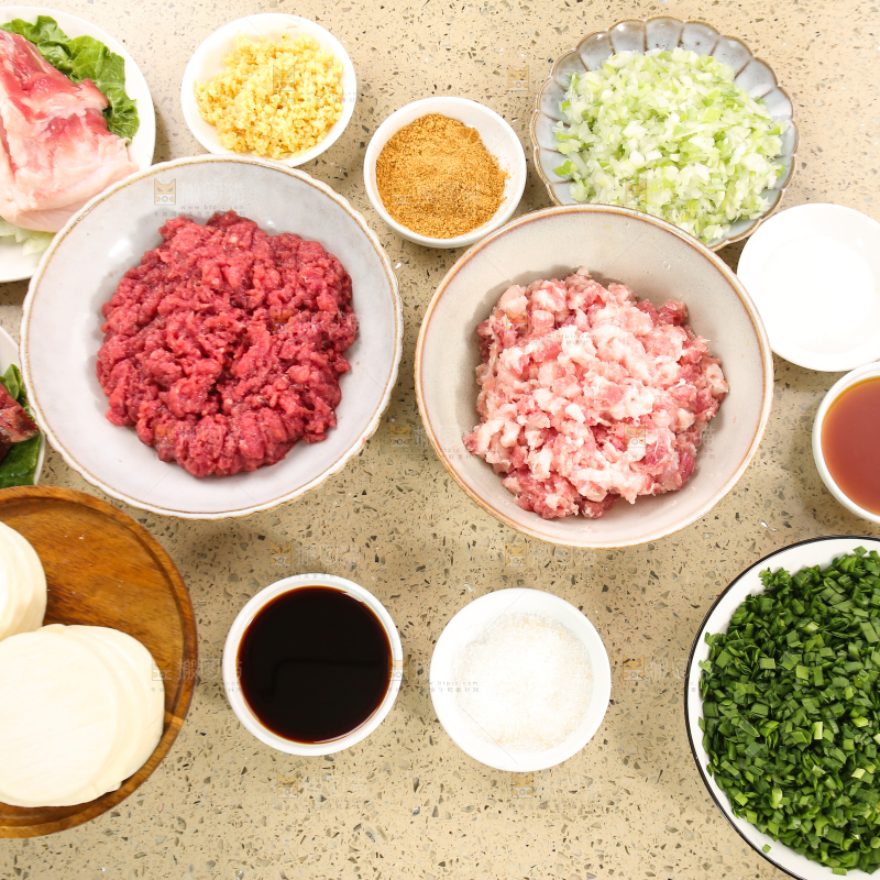 手工牛肉饺子制作