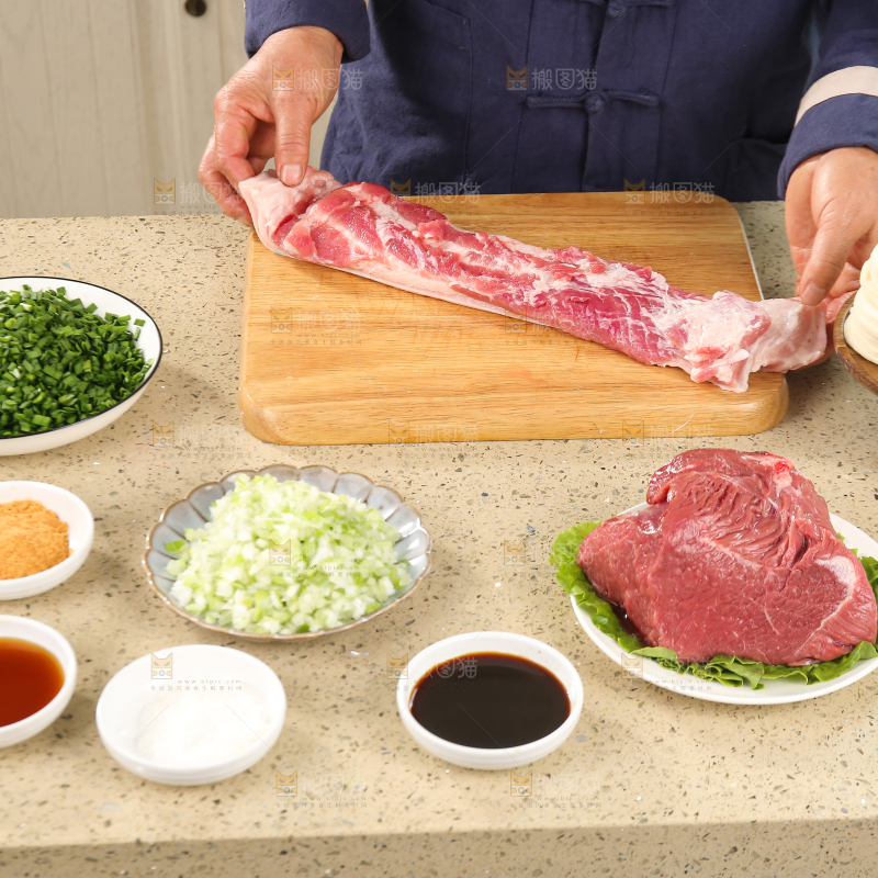 手工牛肉饺子制作