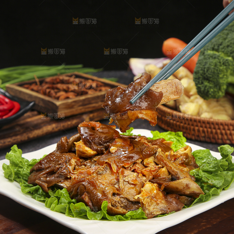 深底上的羊头肉