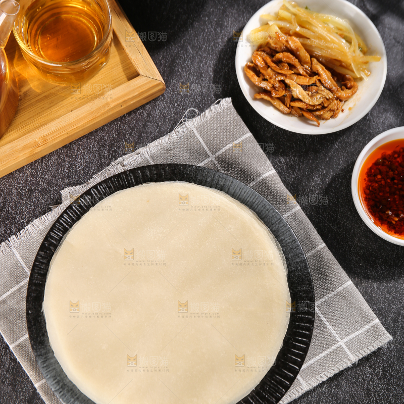 深底上的筋饼皮