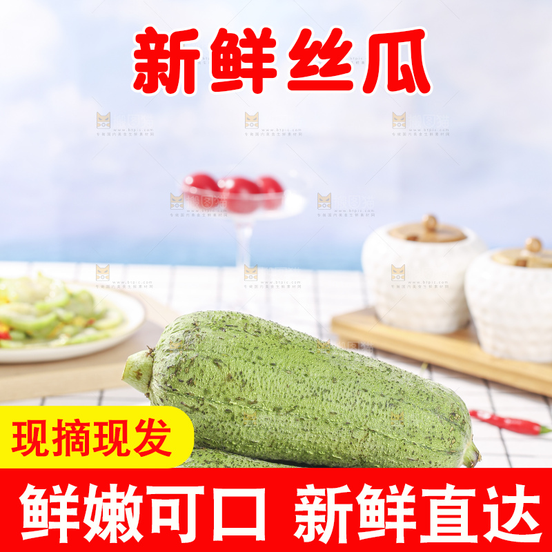 浅底上的肉丝瓜