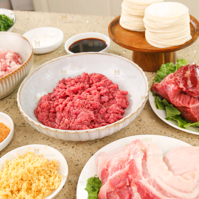 手工牛肉饺子制作