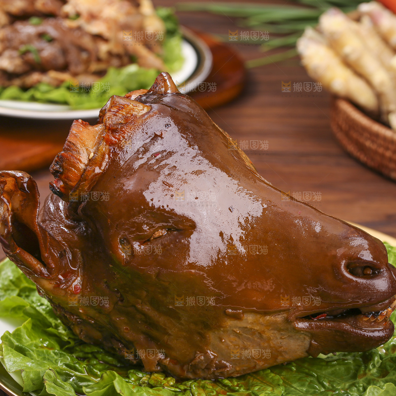 深底上的羊头肉