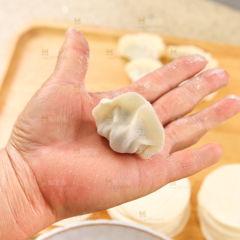手工牛肉饺子制作