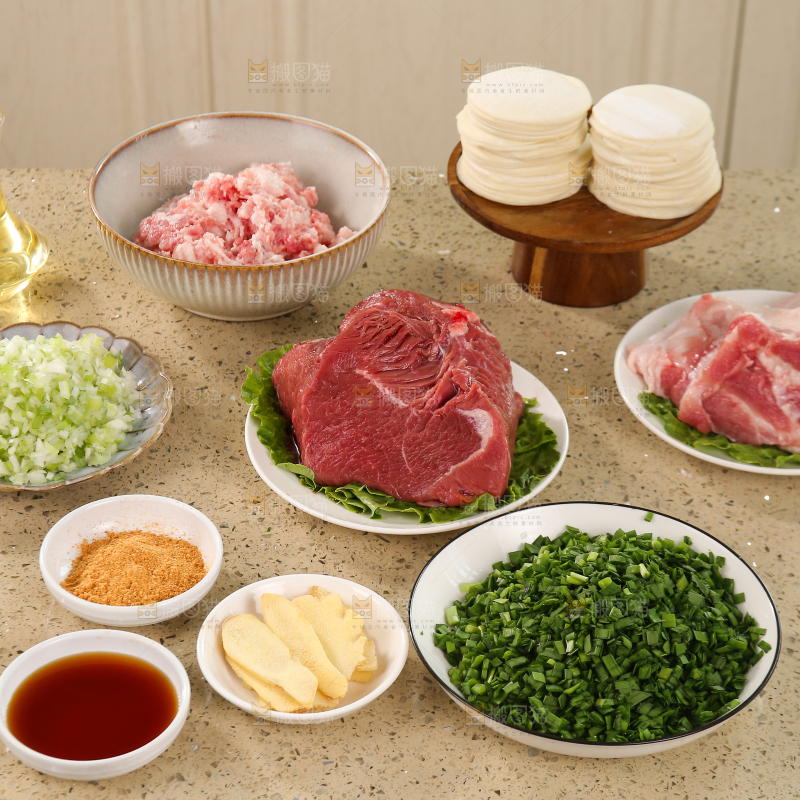 手工牛肉饺子制作
