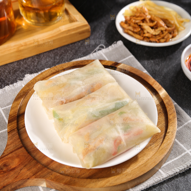 深底上的筋饼卷
