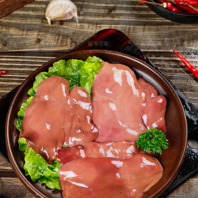 深底上的鸡肝